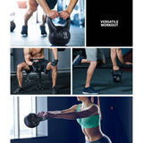 darrahopens Sports & Fitness > Fitness Accessories 16KG Kettlebell Kettle Bell Weight Kit Fitness Exercise Strength Training