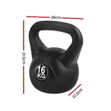 darrahopens Sports & Fitness > Fitness Accessories 16KG Kettlebell Kettle Bell Weight Kit Fitness Exercise Strength Training