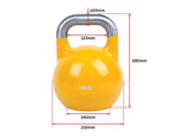 darrahopens Sports & Fitness > Fitness Accessories 16KG Pro-Grade Steel KettleBell