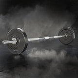 darrahopens Sports & Fitness > Fitness Accessories 18KG Barbell Weight Set Plates Bar Bench Press Fitness Exercise Home Gym 168cm