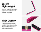 darrahopens Sports & Fitness > Fitness Accessories 2.2m Gymnastics Folding Balance Beam Pink Synthetic Suede