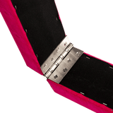 darrahopens Sports & Fitness > Fitness Accessories 2.4m (8FT) Gymnastics Folding Balance Beam Pink Synthetic Suede