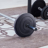 darrahopens Sports & Fitness > Fitness Accessories 2 x 5KG Barbell Weight Plates Standard Home Gym Press Fitness Exercise Rubber