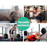 darrahopens Sports & Fitness > Fitness Accessories 2 x 5KG Barbell Weight Plates Standard Home Gym Press Fitness Exercise Rubber