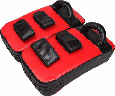 darrahopens Sports & Fitness > Fitness Accessories 2 x Thai Boxing Punch Focus Pad Mitts Training Hit Strike Shield