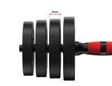 darrahopens Sports & Fitness > Fitness Accessories 20kg Adjustable Rubber Dumbbell Set Barbell Home GYM Exercise Weights