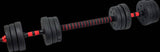 darrahopens Sports & Fitness > Fitness Accessories 20kg Adjustable Rubber Dumbbell Set Barbell Home GYM Exercise Weights
