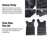 darrahopens Sports & Fitness > Fitness Accessories 20Kg Adjustable Weighted Training Vest
