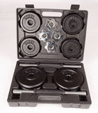 darrahopens Sports & Fitness > Fitness Accessories 20kg Black Dumbbell Set with Carrying Case