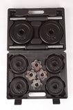 darrahopens Sports & Fitness > Fitness Accessories 20kg Black Dumbbell Set with Carrying Case