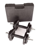 darrahopens Sports & Fitness > Fitness Accessories 20kg Black Dumbbell Set with Carrying Case
