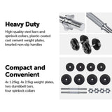 darrahopens Sports & Fitness > Fitness Accessories 20KG Dumbbell Adjustable Weight Set