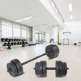 darrahopens Sports & Fitness > Fitness Accessories 20kg Dumbbell Set Home Gym Fitness Exercise Weights Bar Plate