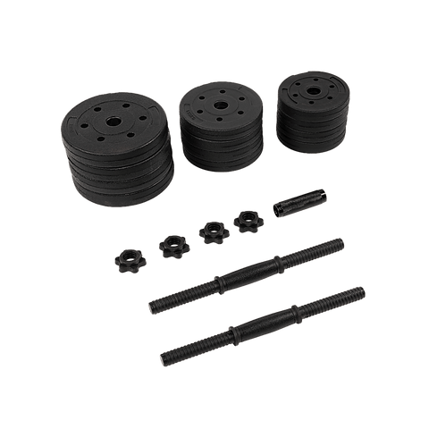 darrahopens Sports & Fitness > Fitness Accessories 20kg Dumbbell Set Home Gym Fitness Exercise Weights Bar Plate
