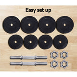 darrahopens Sports & Fitness > Fitness Accessories 20KG Dumbbells Dumbbell Set Weight Training Plates Home Gym Fitness Exercise