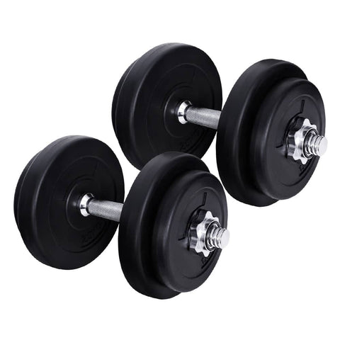 darrahopens Sports & Fitness > Fitness Accessories 20KG Dumbbells Dumbbell Set Weight Training Plates Home Gym Fitness Exercise