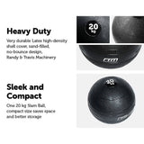 darrahopens Sports & Fitness > Fitness Accessories 20kg Slam Ball No Bounce Crossfit Fitness MMA Boxing BootCamp