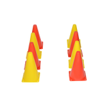 darrahopens Sports & Fitness > Fitness Accessories 230mm Training Cones Set Witches Hat Football Soccer Rugby Traffic