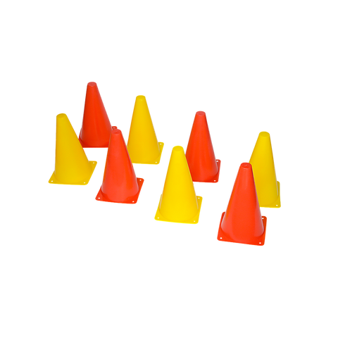 darrahopens Sports & Fitness > Fitness Accessories 230mm Training Cones Set Witches Hat Football Soccer Rugby Traffic