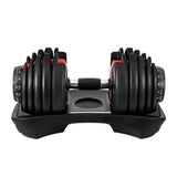 darrahopens Sports & Fitness > Fitness Accessories 24kg Adjustable Dumbbell Dumbbells Weight Plates Home Gym Fitness Exercise
