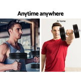darrahopens Sports & Fitness > Fitness Accessories 25kg Dumbbells Dumbbell Set Weight Plates Home Gym Fitness Exercise