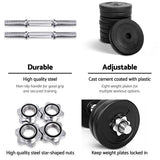 darrahopens Sports & Fitness > Fitness Accessories 25kg Dumbbells Dumbbell Set Weight Plates Home Gym Fitness Exercise