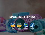 darrahopens Sports & Fitness > Fitness Accessories 2m Gym Rubber Floor Mat Reduce Treadmill Vibration
