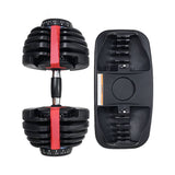 Darrahopens Sports & Fitness > Fitness Accessories 2Pcs 24kg Adjustable Dumbbell Weight Dumbbells Plates Home Gym Fitness Exercise