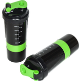 darrahopens Sports & Fitness > Fitness Accessories 2x Protein Gym Shaker Premium 3 in 1 Smart Style Blender Mixer Cup Bottle Spider