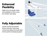 darrahopens Sports & Fitness > Fitness Accessories 3 Bar Metal Leg Stretcher Martial Arts