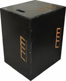 darrahopens Sports & Fitness > Fitness Accessories 3 IN 1 Black Wood Plyo Games Plyometric Jump Box