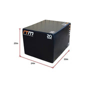 darrahopens Sports & Fitness > Fitness Accessories 3 IN 1 Foam Plyo Games Plyometric Jump Box