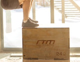 darrahopens Sports & Fitness > Fitness Accessories 3 IN 1 Wood Plyo Games Plyometric Jump Box
