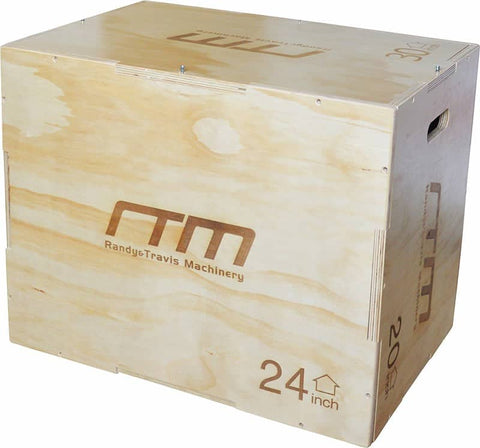 darrahopens Sports & Fitness > Fitness Accessories 3 IN 1 Wood Plyo Games Plyometric Jump Box