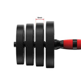 darrahopens Sports & Fitness > Fitness Accessories 30kg Adjustable Rubber Dumbbell Set Barbell Home GYM Exercise Weights