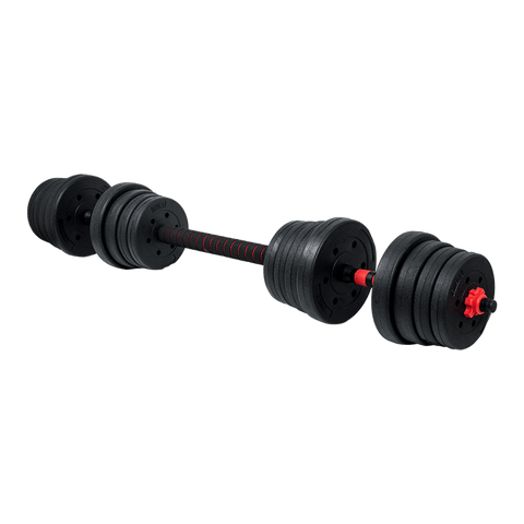 darrahopens Sports & Fitness > Fitness Accessories 30kg Adjustable Rubber Dumbbell Set Barbell Home GYM Exercise Weights