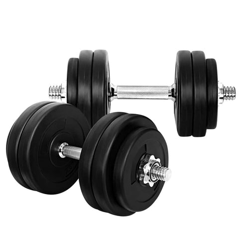 darrahopens Sports & Fitness > Fitness Accessories 30kg Dumbbells Dumbbell Set Weight Plates Home Gym Fitness Exercise