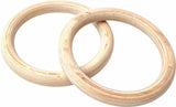 darrahopens Sports & Fitness > Fitness Accessories 32mm Wooden Gymnastic Rings Olympic Gym Rings Strength Training