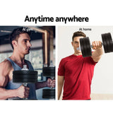 darrahopens Sports & Fitness > Fitness Accessories 35kg Dumbbells Dumbbell Set Weight Plates Home Gym Fitness Exercise
