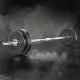 darrahopens Sports & Fitness > Fitness Accessories 38KG Barbell Weight Set Plates Bar Bench Press Fitness Exercise Home Gym 168cm