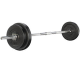 darrahopens Sports & Fitness > Fitness Accessories 38KG Barbell Weight Set Plates Bar Bench Press Fitness Exercise Home Gym 168cm