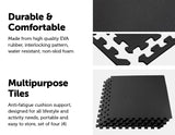 darrahopens Sports & Fitness > Fitness Accessories 4 Tiles EVA Fitness Home Gym Interlocking Floor Puzzle Mat