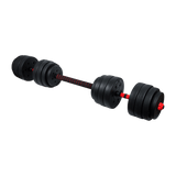 darrahopens Sports & Fitness > Fitness Accessories 40kg Adjustable Rubber Dumbbell Set Barbell Home GYM Exercise Weights
