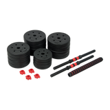 darrahopens Sports & Fitness > Fitness Accessories 40kg Adjustable Rubber Dumbbell Set Barbell Home GYM Exercise Weights