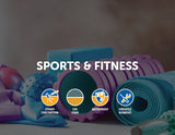 darrahopens Sports & Fitness > Fitness Accessories 45 x 15cm Physio Yoga Pilates Foam Roller