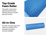 darrahopens Sports & Fitness > Fitness Accessories 45 x 15cm Physio Yoga Pilates Foam Roller