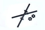 darrahopens Sports & Fitness > Fitness Accessories 45cm - 1 Pair Dumbbell Bar 25mm Diameter - PVC Coated Dumbell Handle