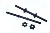 darrahopens Sports & Fitness > Fitness Accessories 45cm - 1 Pair Dumbbell Bar 25mm Diameter - PVC Coated Dumbell Handle
