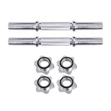 darrahopens Sports & Fitness > Fitness Accessories 45cm Dumbbell Bar Solid Steel Pair Gym Home Exercise Fitness 150KG Capacity