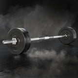 darrahopens Sports & Fitness > Fitness Accessories 48KG Barbell Weight Set Plates Bar Bench Press Fitness Exercise Home Gym 168cm